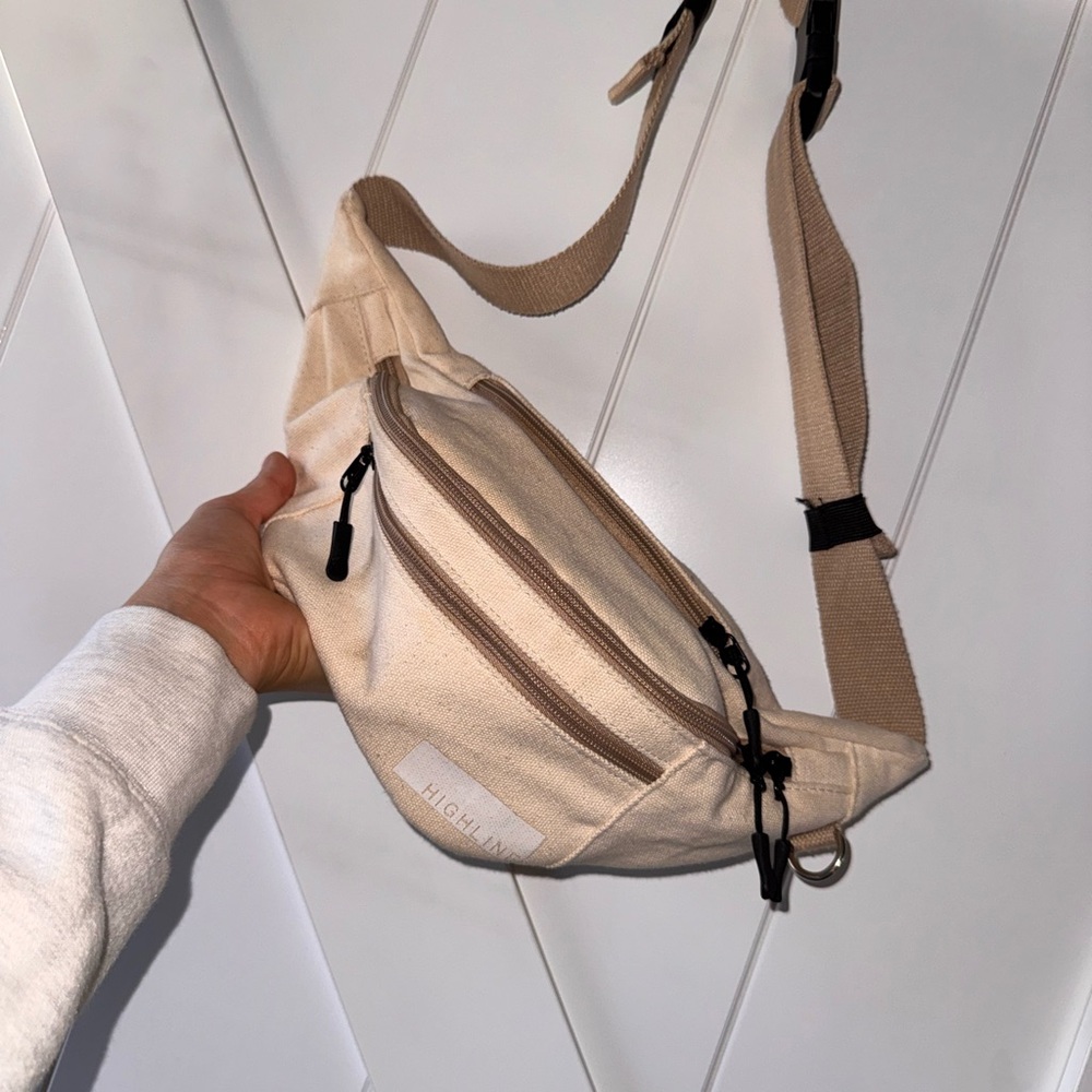 Elegant Cream Crossbody Bag